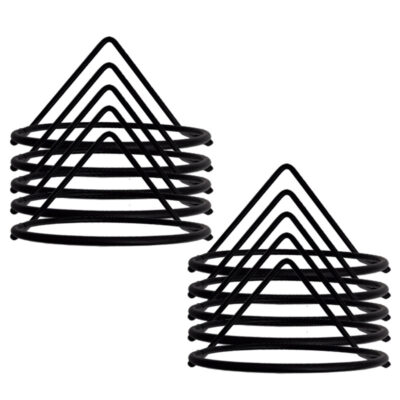 استند گلدان دیواری هوکا مدل HFH10110 بسته 10 عددی