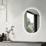 آینه آزالیا مدل بک لایت بیضی FC4570