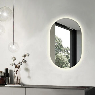 آینه آزالیا مدل بک لایت بیضی FC4570