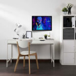 تابلو مدل gamer boy colorful کد F-12029