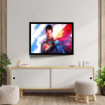 تابلو مدل man of steel کد F-14001