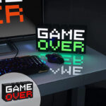 آباژور رومیزی مدل Game Over Light 8-Bit