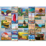 پازل 1500 تکه راونزبرگر مدل Coastal Collage کد 16820