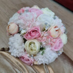 دسته گل مصنوعی مدل عروس ترکیبی کد 04