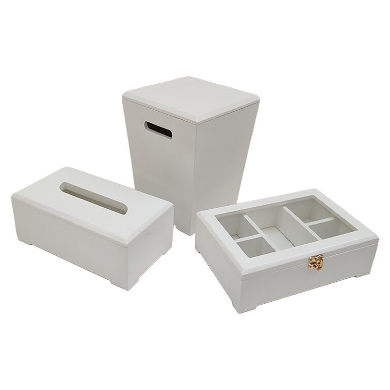 ست سطل و جای دستمال کد 3222 به همراه جعبه پذیرایی