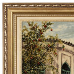 تابلو فرش دستباف سی پرشیا طرح خانه یزدی کد 903996