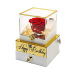 جعبه موزیکال مدل رزجاودان طرح Happy Birthday