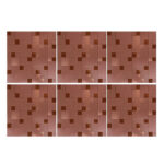 دیوارپوش مدل تایل بین کابینتی پشت چسبدار کد 40014 بسته 6 عددی