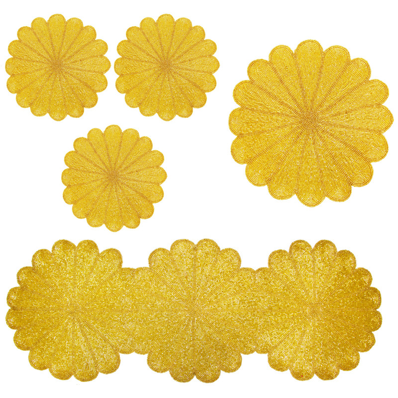 91b8818a9da4488add7af9f7df5e703b ست رومیزی 5 تکه زرموند مدل TCP0S1