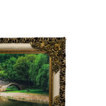 تابلو فرش ماشینی طرح دستبافت مدل پل کد 8077