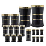 سرویس آشپزخانه 18 پارچه مدل کمرباریک کد UN - 4571