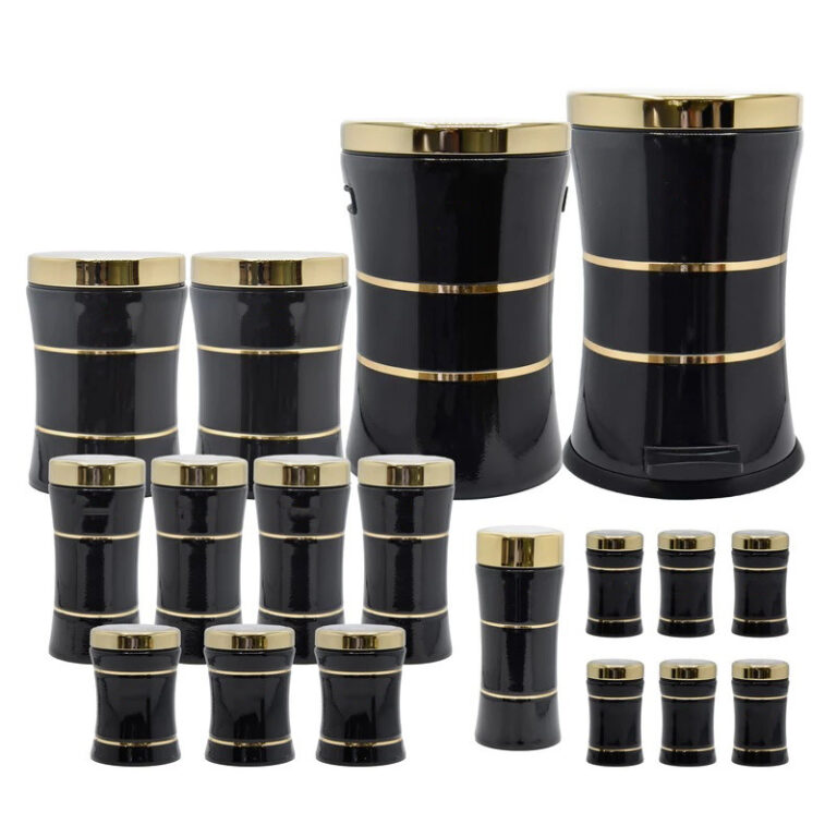 سرویس آشپزخانه 18 پارچه مدل کمرباریک کد UN - 4571