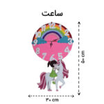 ست سیسمونی اتاق کودک مدل یونیکورن مجموعه 5 عددی