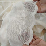 پرده تیکو دکو مدل دوخت ساده تور کادکا طرح دار سایز 280x300 سانتی‌متر