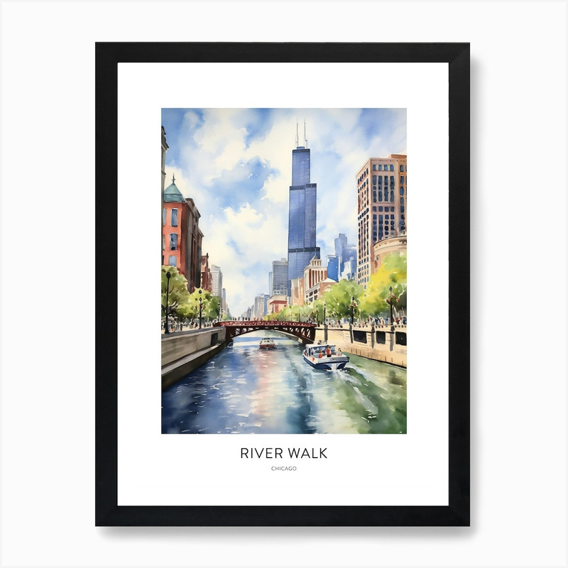 9774acc685382517ea7dba3c6dbd3b6c تابلو مدل River walk Chicago کد 248901405