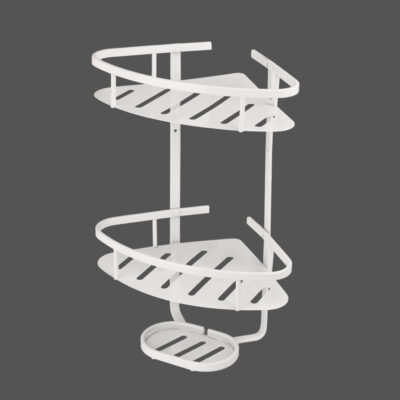 قفسه حمام مدل تینا دو طبقه کد 1004