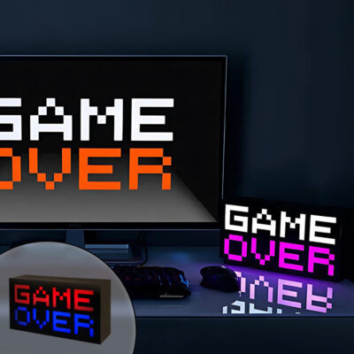 چراغ رومیزی مدل گیمینگ طرح GAME OVER