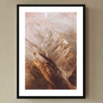 تابلو مدل Abstract mountain کد 248901838