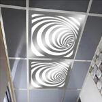 تایل سقفی آسمان مجازی فکرفردا کد 1220 ابعاد 59.5x59.5 سانتی متر بسته 4 عددی