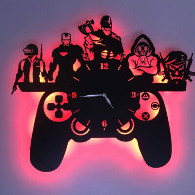 ساعت دیواری مدل شخصیت های گیمینگ