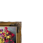 تابلو فرش ماشینی مدل گلدان گل کد 8957