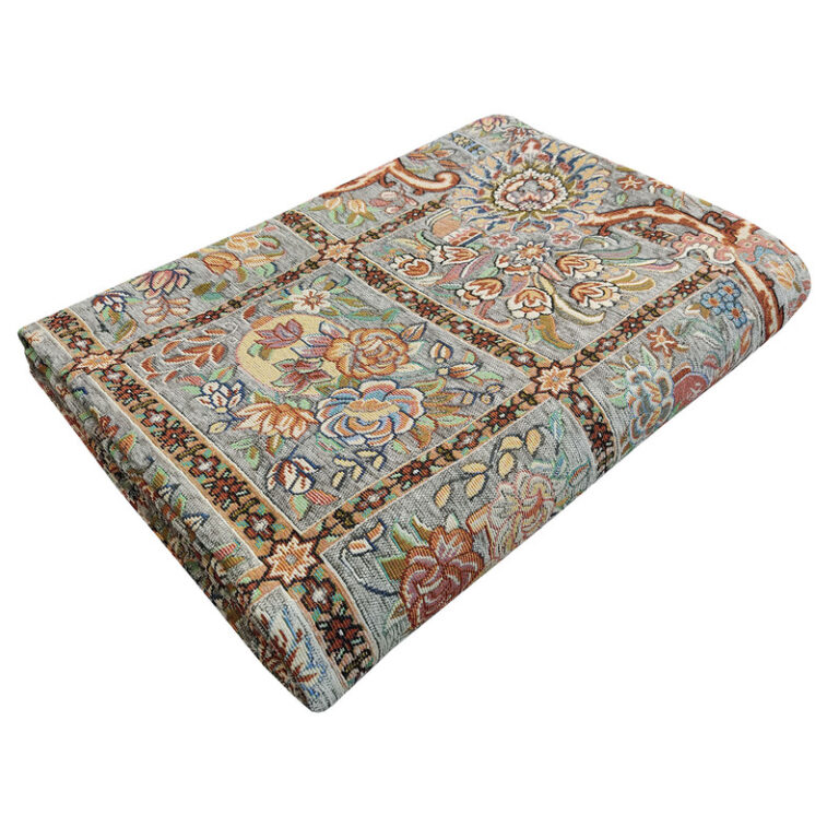 روفرشی مدل گلباف یزد کد 120TR زمینه طوسی