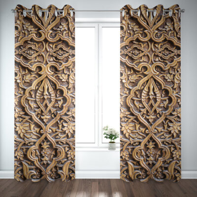 پرده مدل DK300 18 سایز 300x135 سانتی متر