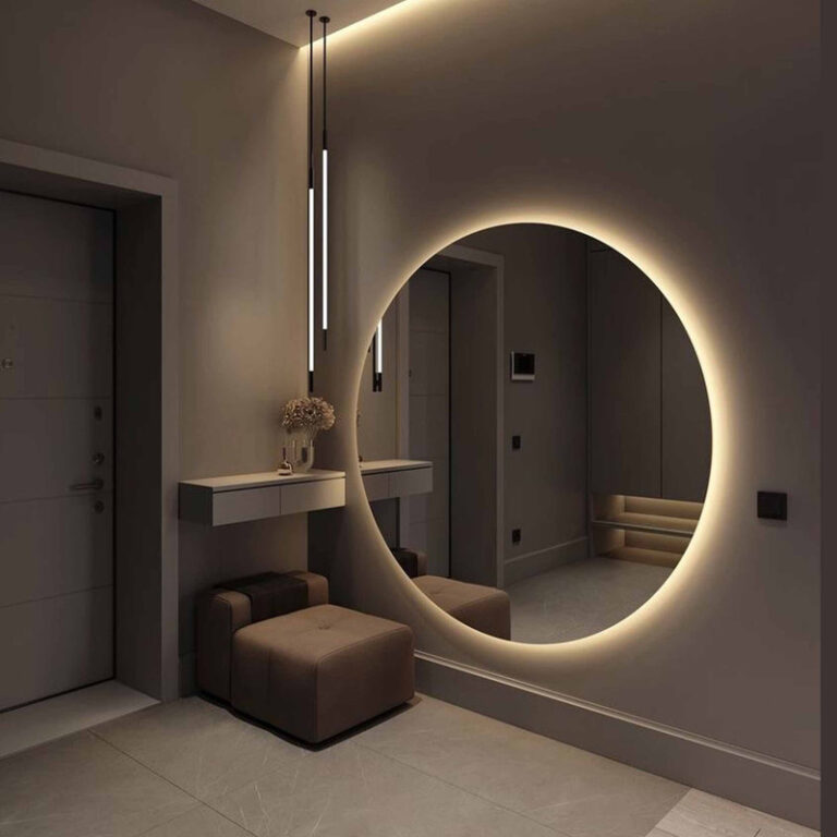 آینه الف طرح گرد کد BA-85