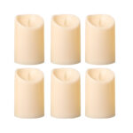 شمع ال ای دی مدل شعله متحرک کد 12 مجموعه 6 عددی