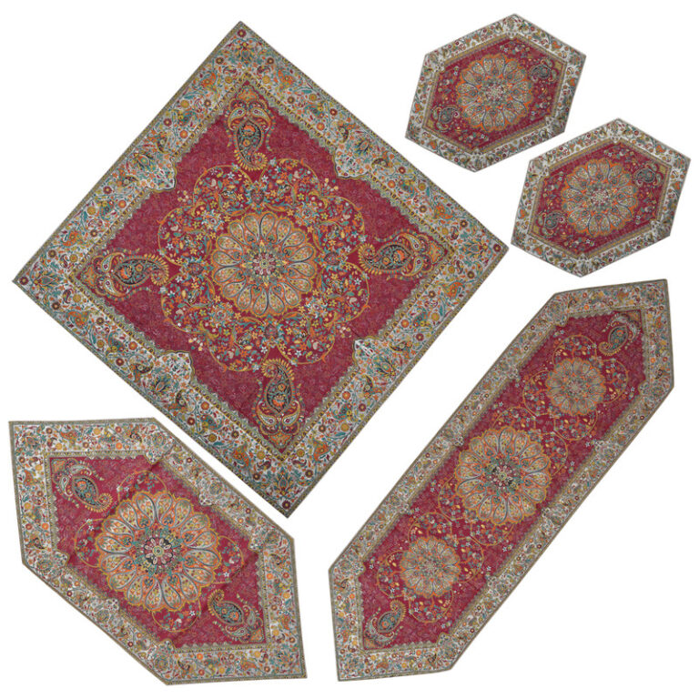 ست رومیزی 5 تیکه طرح افشار