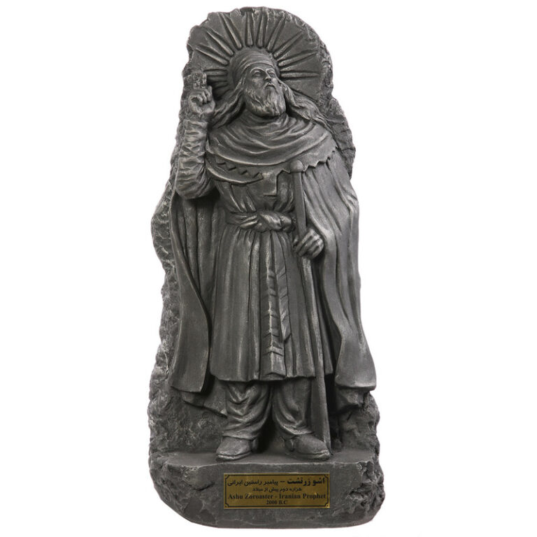 مجسمه تندیس و پیکره شهریار مدل تندیس زرتشت کد M410