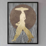 تابلو مدل La madame noir کد 248901720