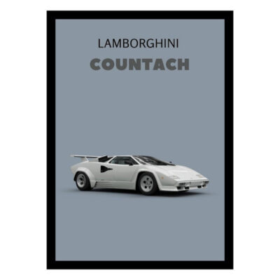 تابلو مدل ماشین لامبورگینی Lamborghini Countach