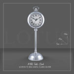 ساعت رومیزی لوتوس مدل 804 SILVER