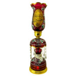 شمعدان مدل لاله مذهبی هیئتی طرح السلام علیک یا اباعبدالله الحسین ع و یا اباصالح المهدی عج