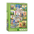 پازل 1000 تکه یوروگرافیکس پازلز مدل Golf Around the World
