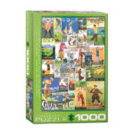 پازل 1000 تکه یوروگرافیکس پازلز مدل Golf Around the World