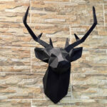 مجسمه مدل گوزن چند ضلعی