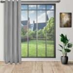 پرده نوین پرده خورشید مدل مخمل هازان کد NT310 سایز 280 × 140 سانتی متر