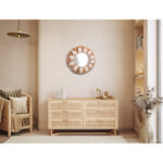 آینه مدل الیاف حصیری طرح لیانا