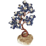 دکوری مدل درختچه سنگی سودالیت و صدف کد ۱۸۵