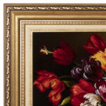 تابلو فرش دستباف سی پرشیا طرح گل در گلدان کد 903993