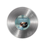 تابلو نیپ آرت طرح دیسک گرامافون مدل 9163 فریم نقره ای