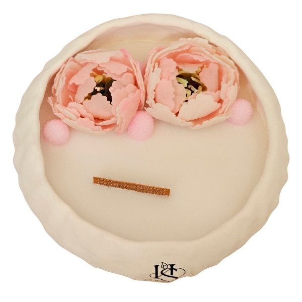 a80aa361f783eb3ec794fc952188636e شمع دست ساز شینوا مدل پیونی