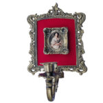 شمعدان مدل دیوارکوب آنتیک طرح برنزی کد 02