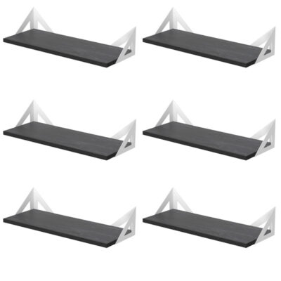 شلف دیواری دینیال مدل p.s مثلثی کد DN-02SH-06 مجموعه شش عددی