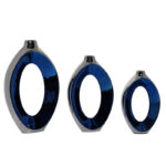 گلدان دکوری مدل زرین مجموعه 3 عددی