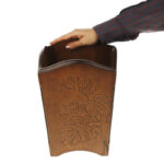 سطل و جعبه دستمال کاغذی مدل برگ کد BT074