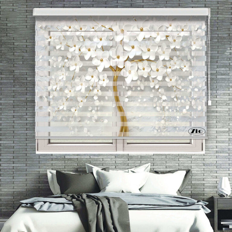 پرده زبرا زیو مدل TD-95 سایز 135x145 سانتی متر