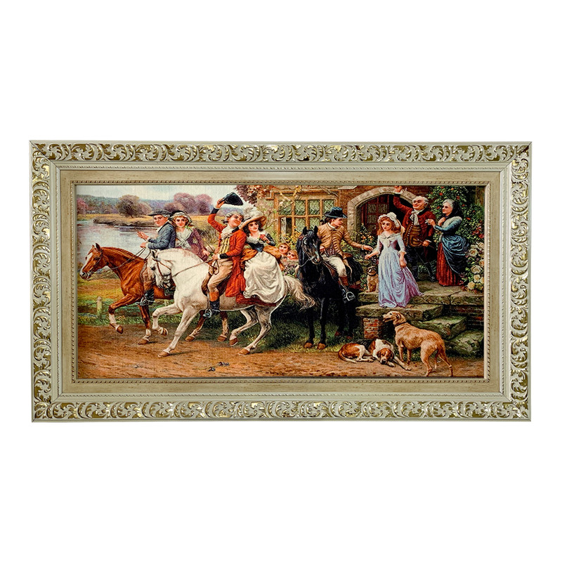 af3f0028127e2bf18c155b31fc0cc276 تابلو فرش ماشینی طرح دستبافت مدل بدرقه کد 7613